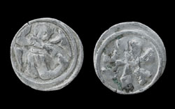 Hungary, King Bela IV, Angel fighting Dragon, ca. 1235-1270 AD Sold!